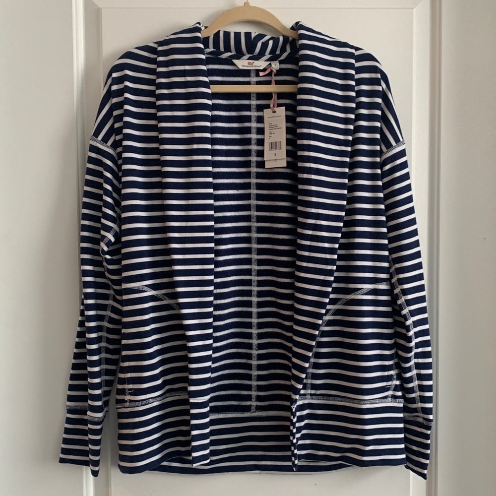 NWT Vineyard Vines Navy/White Sweater